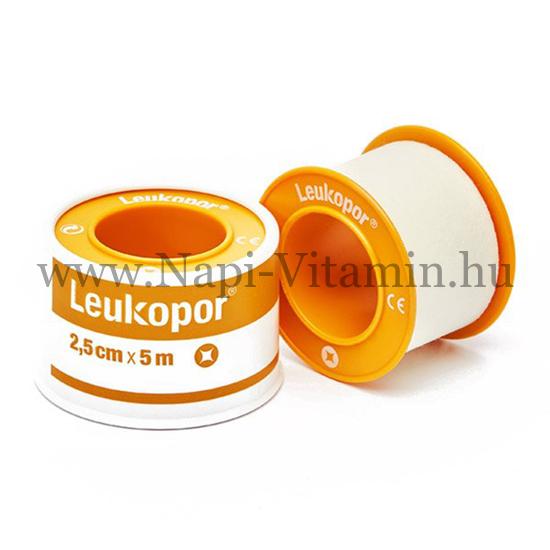 Leukopor ragtapasz – 2,5cm x 5m 1x