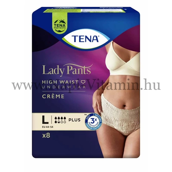 Tena Lady Pants Plus nadrágpelenka L krém 8x