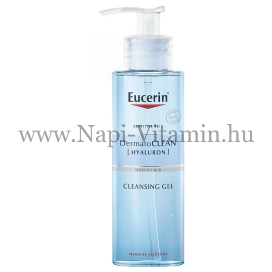 Eucerin DermatoCLEAN Hyaluron mélytisztító, habzó arclemosó zselé 200ml