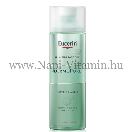 Eucerin DermoPure Oil Control Mélytisztító micellás arclemosó 200ml
