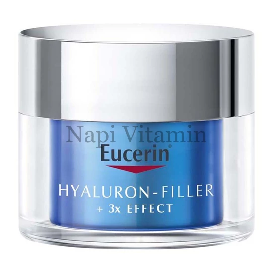 Eucerin Hyaluron-Filler ráncfeltöltő, hidratáló éjszakai arckrém 50ml