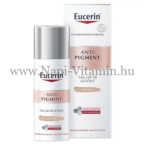 Eucerin Anti-Pigment színezett nappali arckrém medium SPF30 50ml