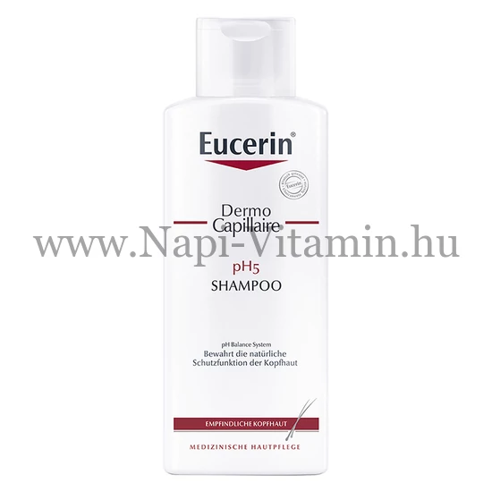 Eucerin DermoCapillaire pH5 Kímélő sampon 250ml
