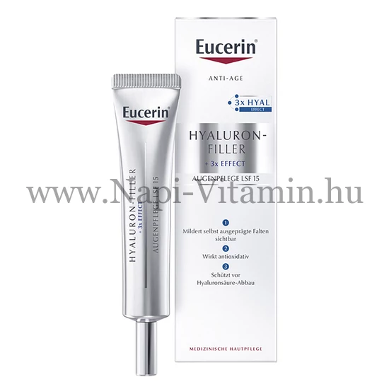 Eucerin Hyaluron-Filler Ráncfeltöltő szemránckrém 15ml