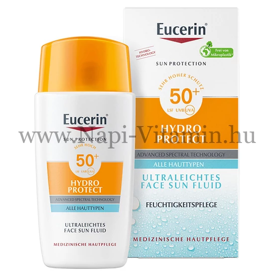 Eucerin Sun Hydro-Protect ultra könnyű napozó fluid arcra SPF50+ 50ml                 