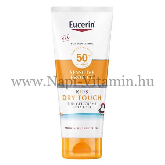 Eucerin Sun Kids Sensitive Protect Dry Touch gyermek napozó gél-krém SPF50+ 200 ml