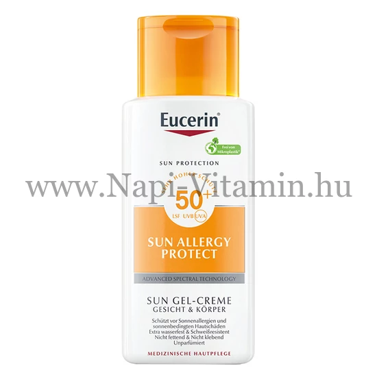 Eucerin Sun Allergy Protect Napallergia elleni krém-gél SPF 50 150ml