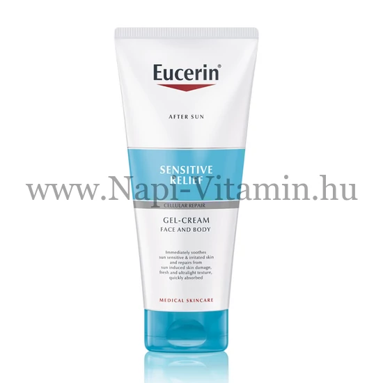 Eucerin After Sun Sensitive Relief napozás utáni krém-gél 200ml