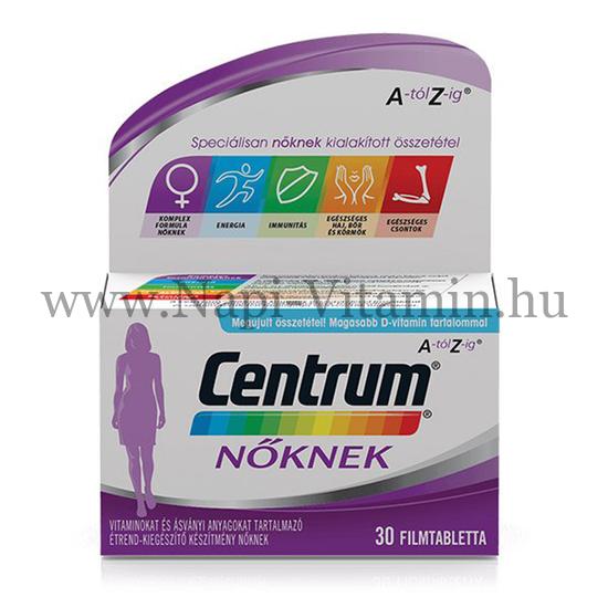 Centrum Nőknek A-tól Z-ig filmtabletta 30x