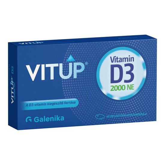 Vitup D3 vitamin 2000NE lágyzselatin kapszula 60x