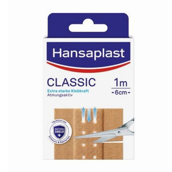 Hansaplast Classic sebtapasz 1m x 6cm 1x