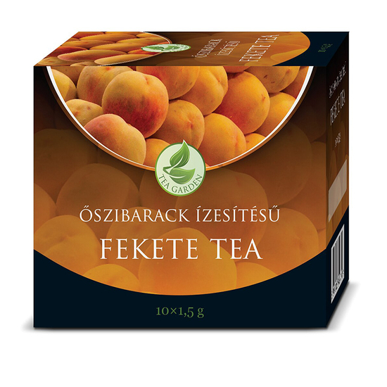 Herbária Fekete tea őszibarackos 10x