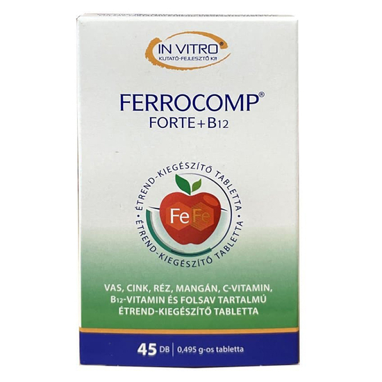 Ferrocomp Forte+B12 tabletta 45x