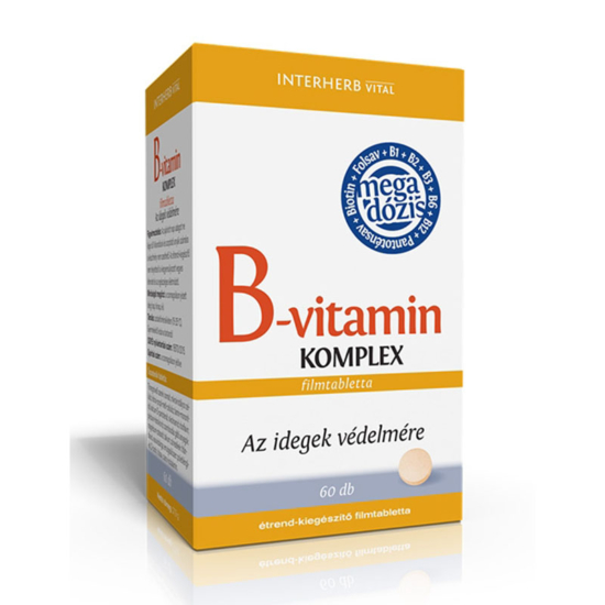 Interherb B-vitamin Komplex mega dózis tabletta 60db
