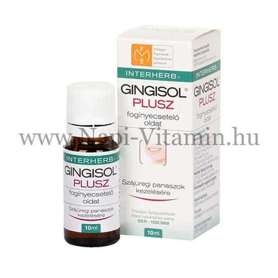 Interherb Gingisol Plusz fogínyecsetelő oldat 10ml