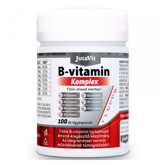 JutaVit B-komplex vitamin lágyzselatin kapszula 100x