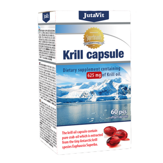 JutaVit Krill olaj 625 mg kapszula 60x