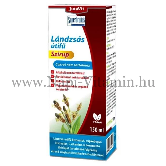 JutaVit Lándzsás útifű szirup cukormentes 150ml