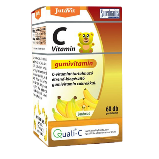 JutaVit C-vitamin Gumivitamin banán ízű 60x