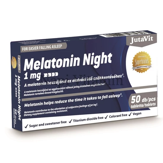 Jutavit Melatonin Night 1mg tabletta 50x