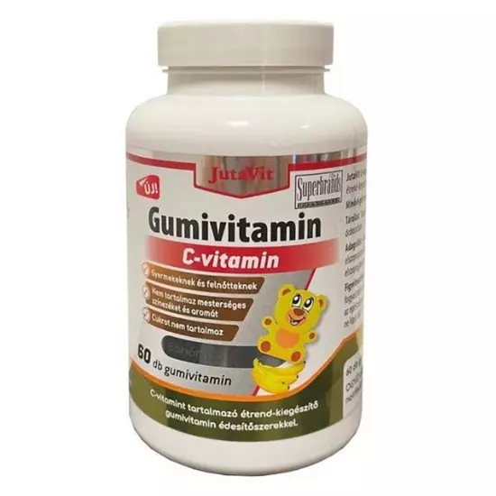 JutaVit C-vitamin Gumivitamin banán ízű 60x