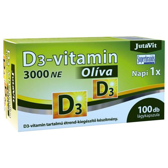 JutaVit D3-vitamin 2500NE Olíva 100x