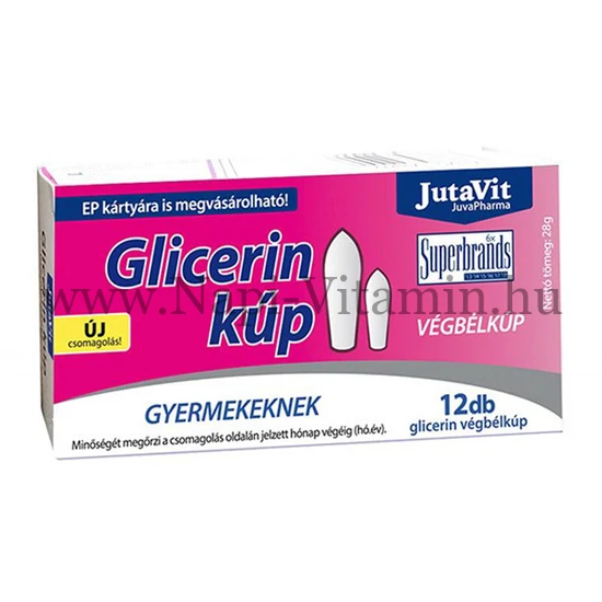 JutaVit Glicerin kúp gyermekeknek 12x