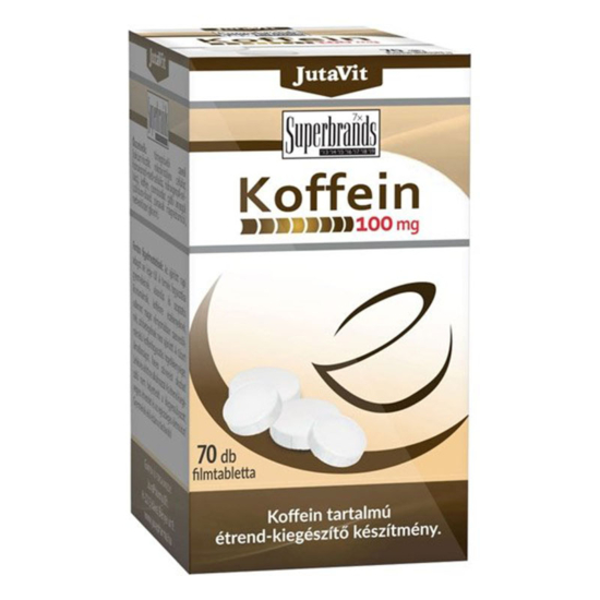 JutaVit Koffein 100 mg filmtabletta 70x