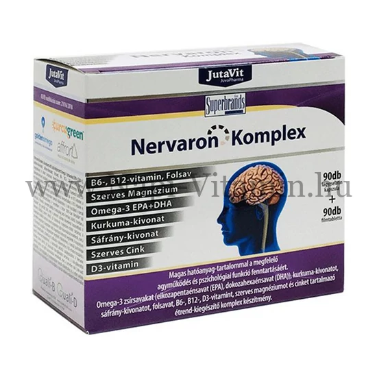 JutaVit Nervaron Komplex filmtabletta és kapszula 180x