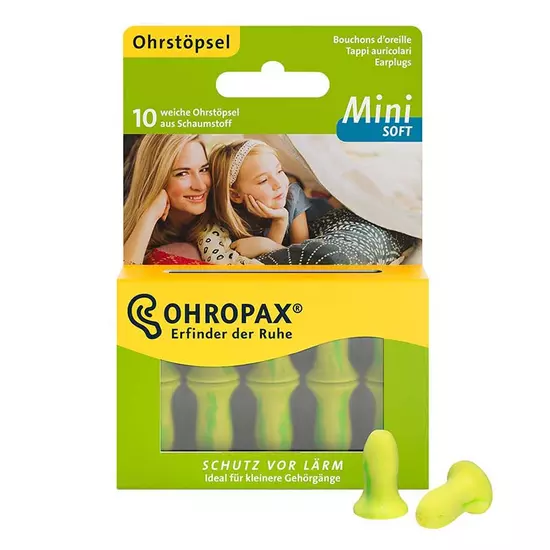 Ohropax Mini Soft Mini Füldugó Szűk Hallójárathoz 10x