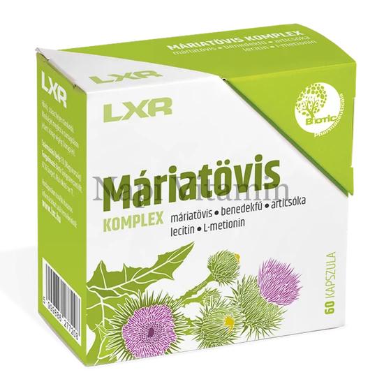 LXR Máriatövis + Benedekfű Komplex kapszula 60x