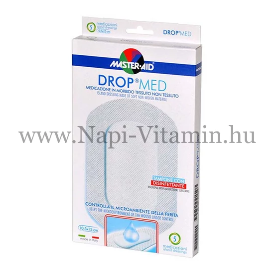 Master-Aid Drop Med Sensitive steril sebfedő 10,5x15cm 5x