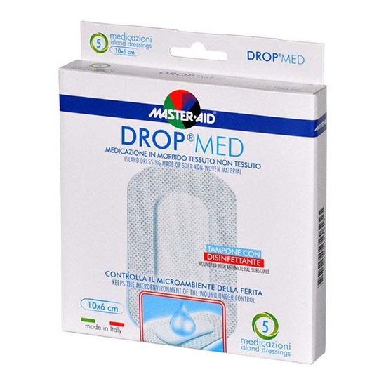 Master-Aid Drop Med Sensitive steril sebfedő 10x6cm 5x