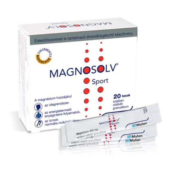 Magnosolv Sport szájban oldódó granulátum 20x
