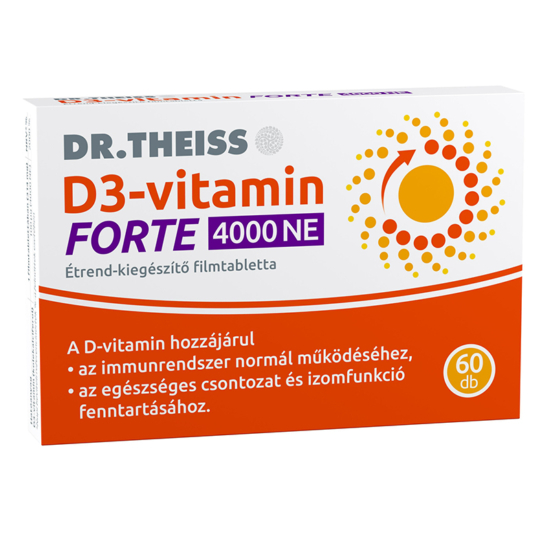 Dr. Theiss D3-vitamin 4000NE FORTE filmtabletta 60x