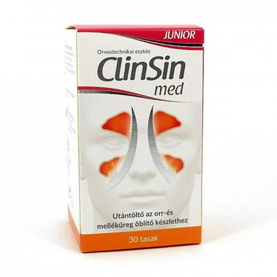 ClinSin Med Junior Utántöltő az orr- és melléküreg öblítő készlethez 30x