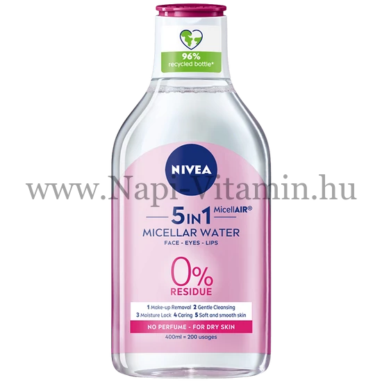 Nivea Micellás arctisztító száraz bőrre 400ml