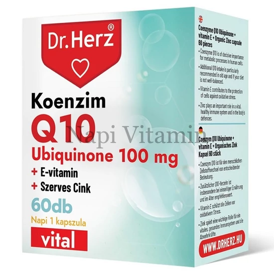 Dr. Herz Koenzim Q10 100mg kapszula 60x