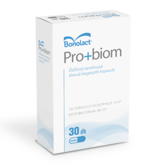 Bonolact Pro+Biotikum étrendkiegészítő kapszula 30x