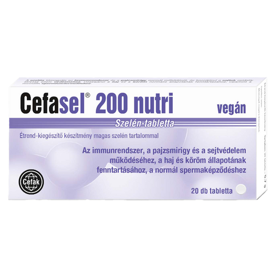 Cefasel 200 Nutri szelén tabletta 20x