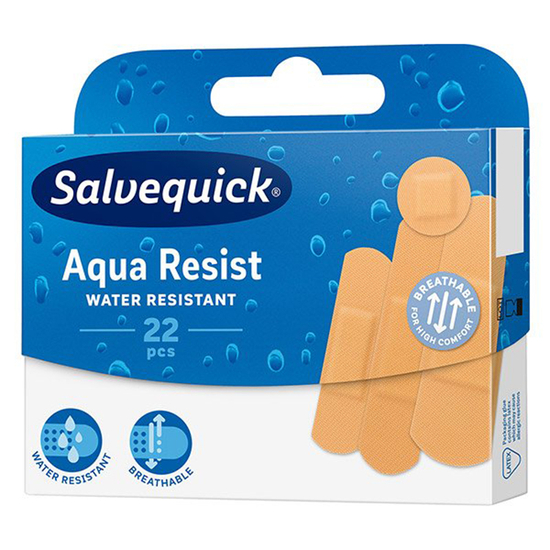 Salvequick Aqua Resist vízálló ragtapasz 22x
