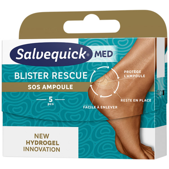 Salvequick Med Blister Rescue Original vízhólyagtapasz 5x
