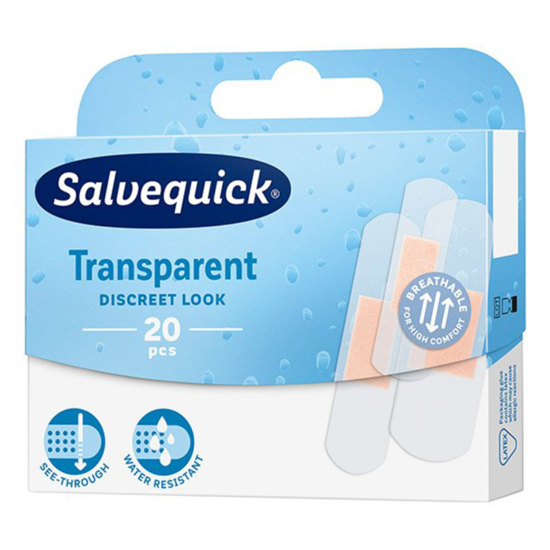 Salvequick Transparent átlátszó ragtapasz 20x