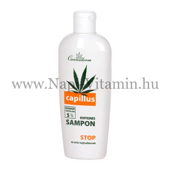 Cannaderm Capillus natúr sampon koffeinnel hajhullás ellen 150 ml