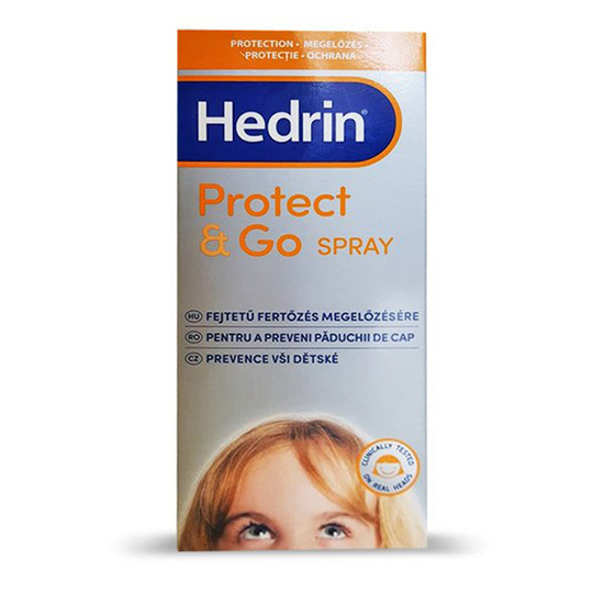 Hedrin Protect &amp; Go Megelőző spray fejtetű ellen 120ml