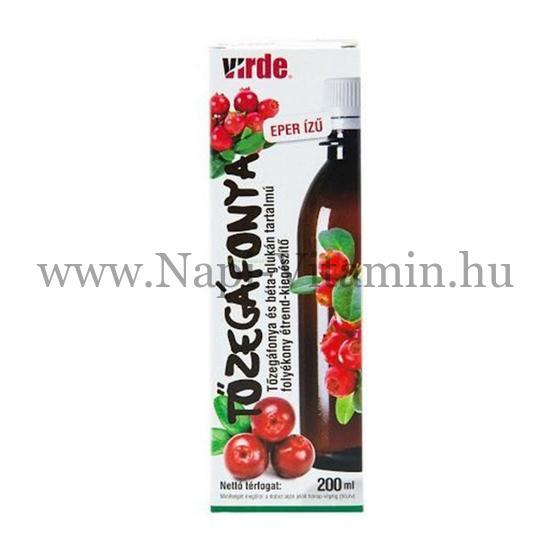 Virde Béta-glukan tőzegáfonya szirup 200ml