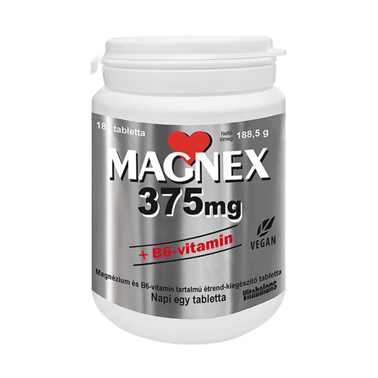 Magnex 375 mg + B6-vitamin tabletta 180x