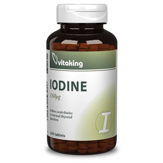 Vitaking Jód (IODINE) tabletta 240x
