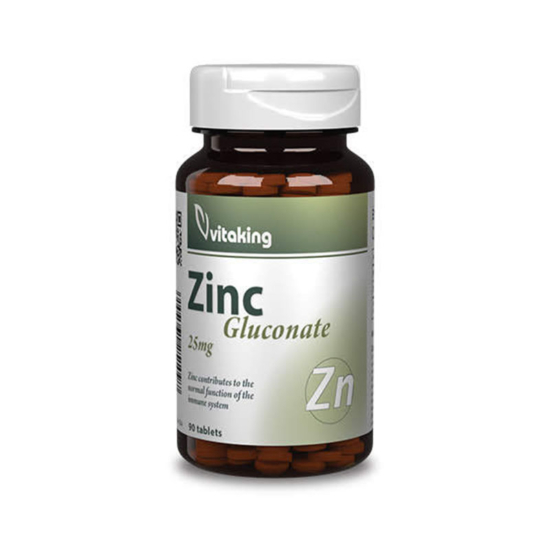 Vitaking Cink Gluconate 25mg tabletta 90x