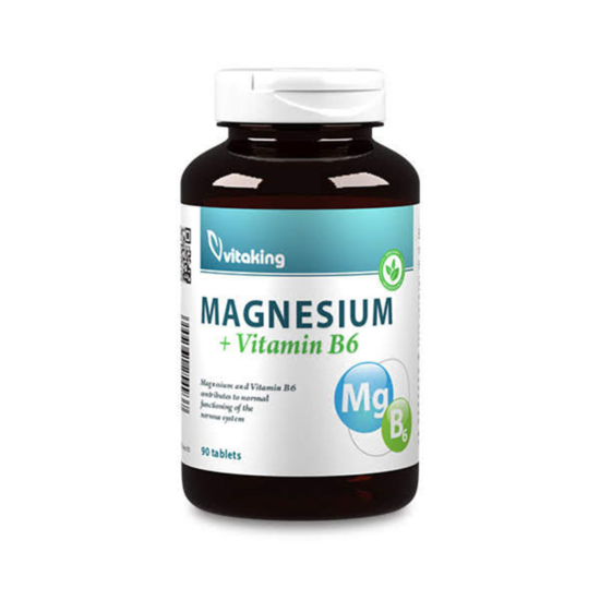Vitaking Megnesium Citrate 150mg + B6-vitamin tabletta 90x